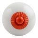 White Orange Fitting Ceramic Knob